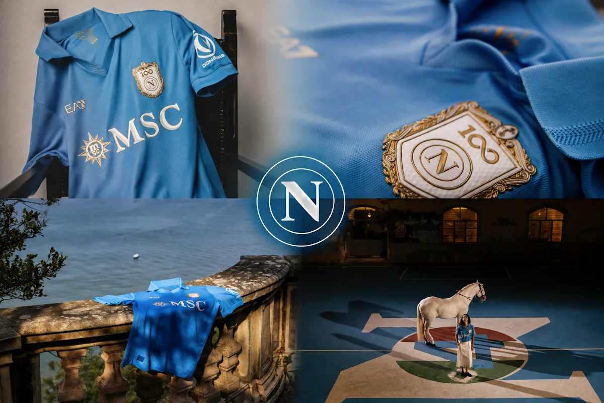 napoli presentata la maglia 2026 27 per il centenario quando sar224 messa in vendita foto da Spazionapoli.it napoli presentata la maglia 2026 27 per il centenario quando sar224 messa in vendita foto