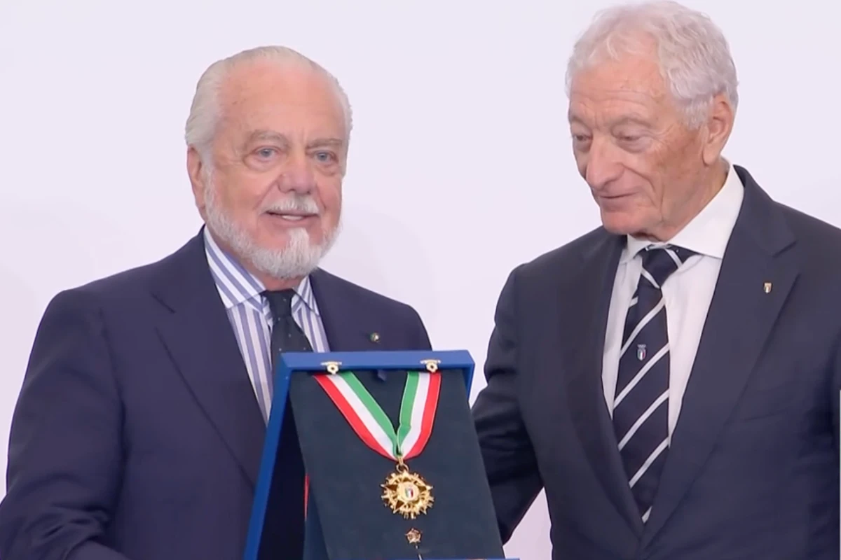 Il CONI assegna alla SSC Napoli il Collare d'Oro al Merito Sportivo