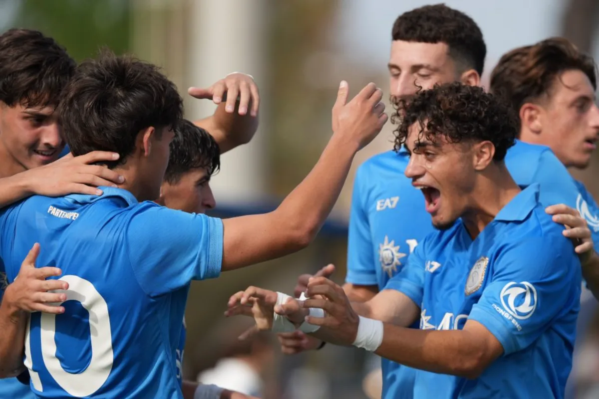 Napoli Primavera, prima vittoria in Youth League: decide Riccio al 31'
