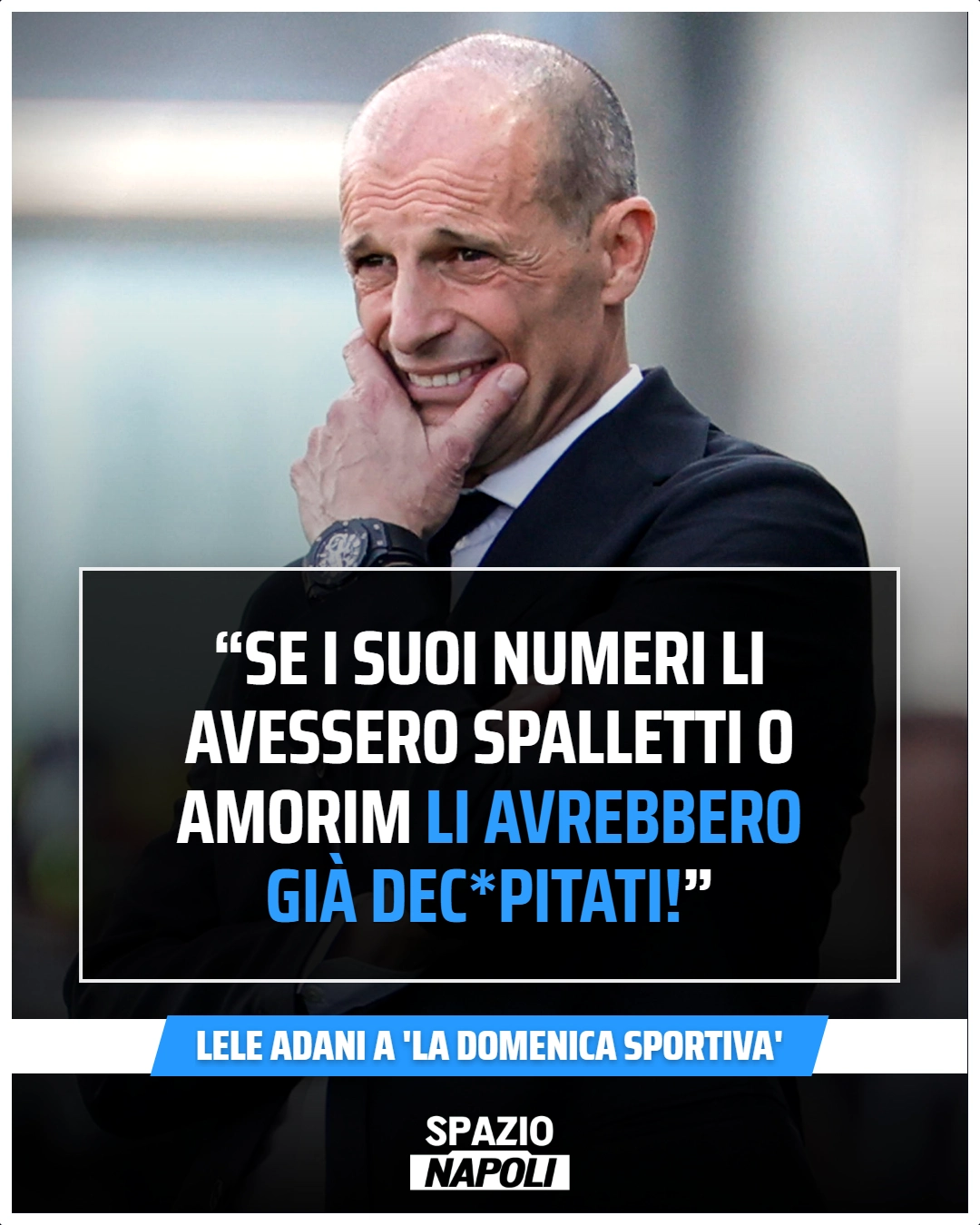 lele adani a 'la domenica sportiva'